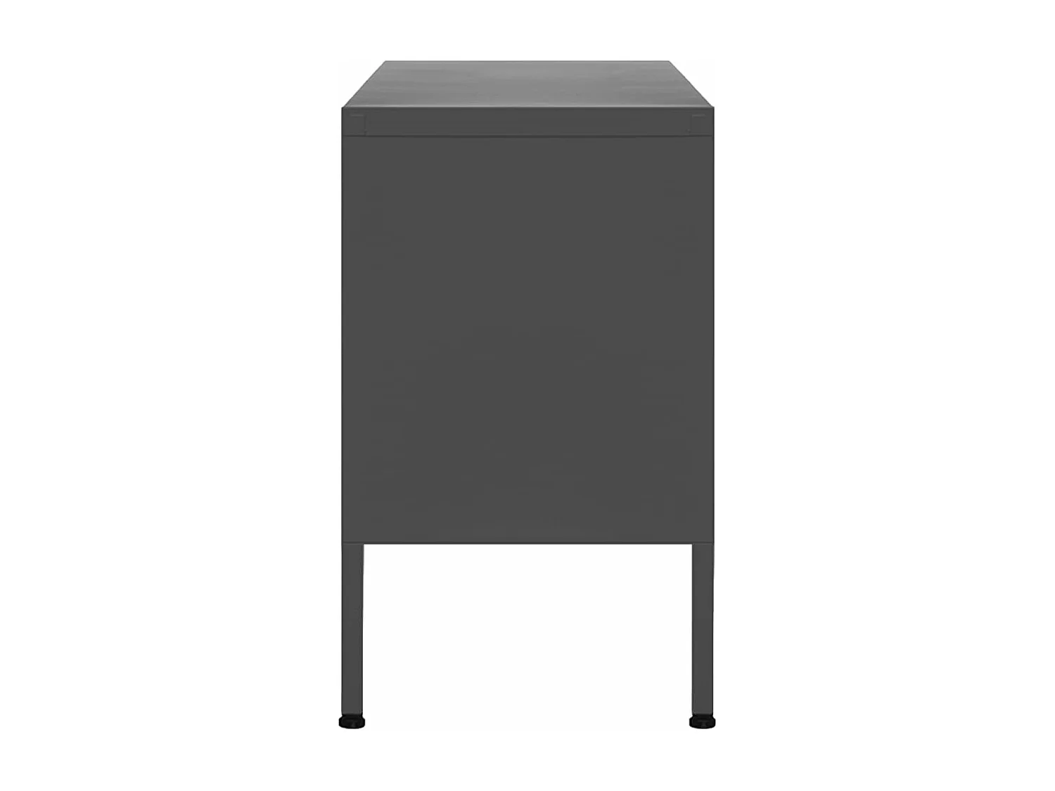 TV-Schrank Anthrazit 105x35x50 cm Stahl