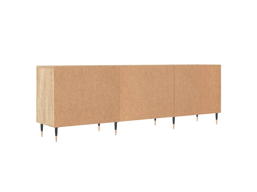 Tv-meubel 150x30x50 cm bewerkt hout sonoma eikenkleurig