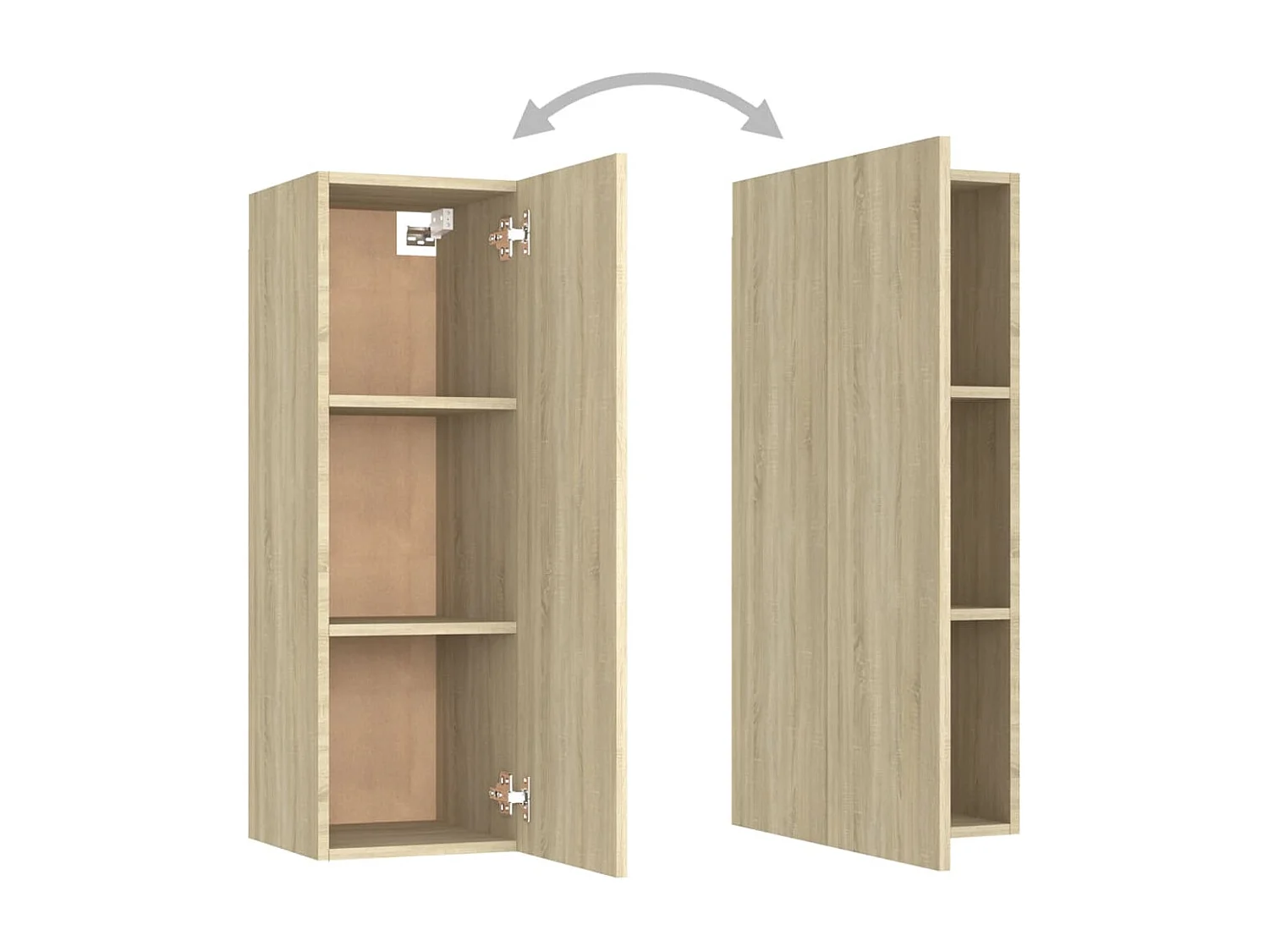 Ensemble de meubles TV 5 pcs Chêne sonoma Bois d'ingénierie