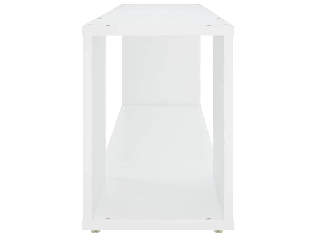 Meuble TV Blanc 100x24x32 cm Bois d'ingénierie