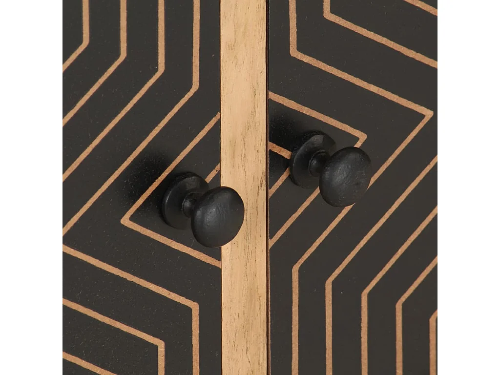 Meuble TV 115x30x39 cm Bois d'acacia massif