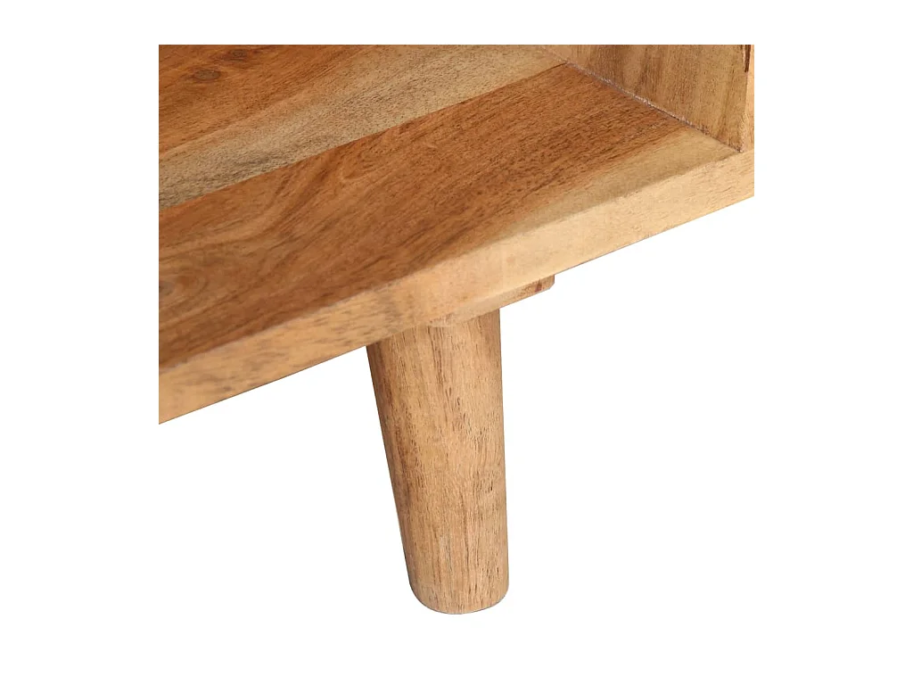 Meuble TV 115x30x39 cm Bois d'acacia massif