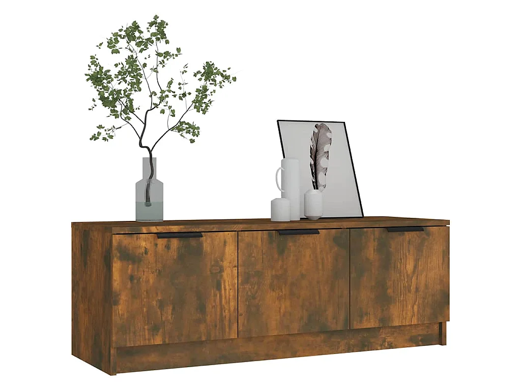 TV-Schrank Räuchereiche 102x35x36,5 cm Holzwerkstoff