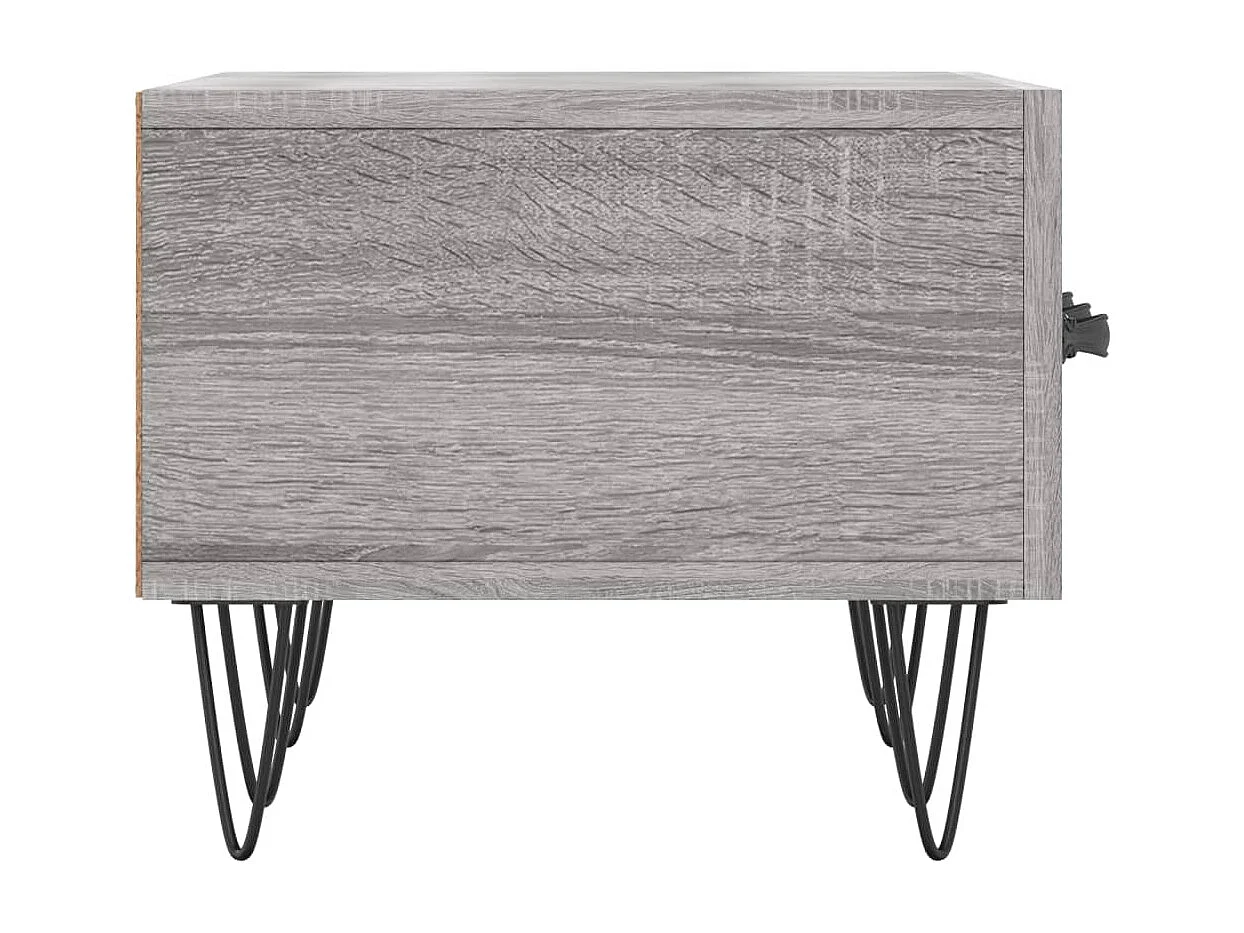 Meuble TV sonoma gris 150x36x30 cm bois d'ingénierie