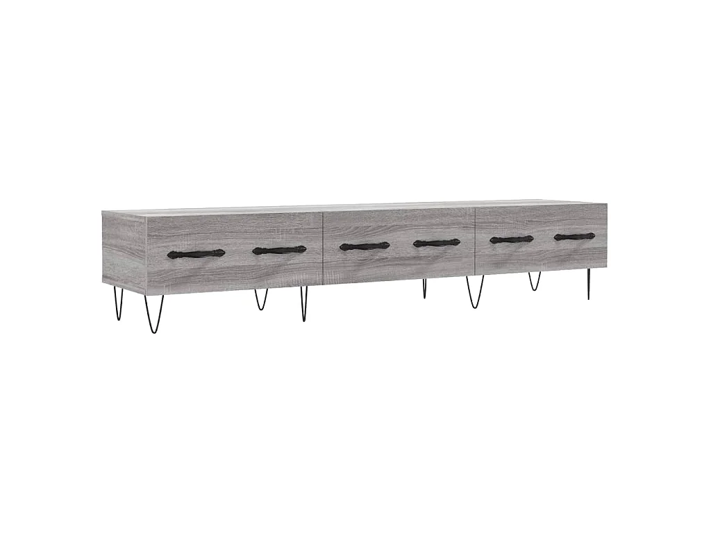 TV-Schrank Grau Sonoma 150x36x30 cm Holzwerkstoff