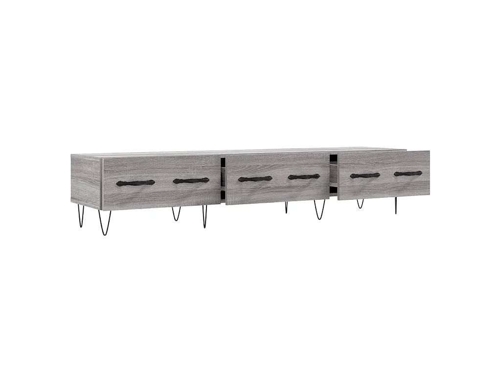 TV-Schrank Grau Sonoma 150x36x30 cm Holzwerkstoff