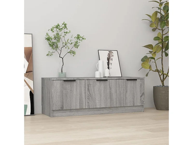 TV-Schrank Grau Sonoma 102x35x36,5 cm Holzwerkstoff