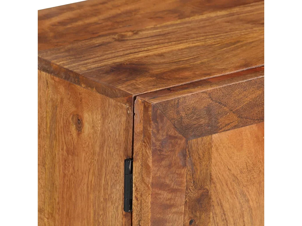 Meuble TV 140x30x46 cm Bois massif de manguier