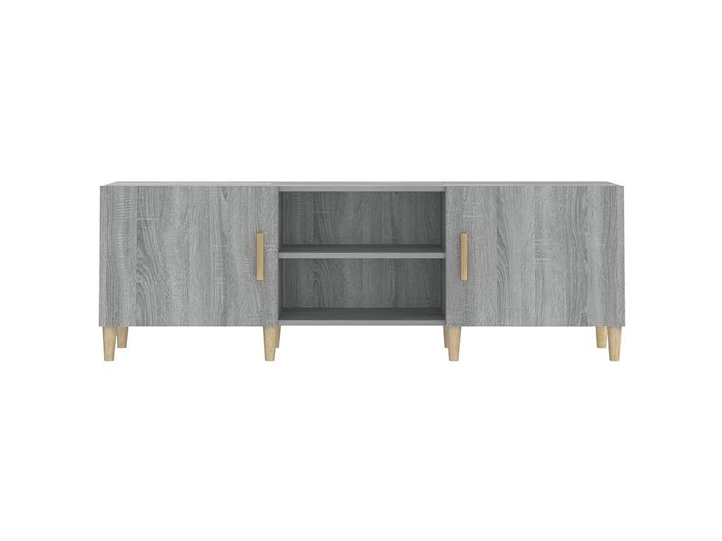 Meuble TV Sonoma gris 150x30x50 cm Bois d'ingénierie