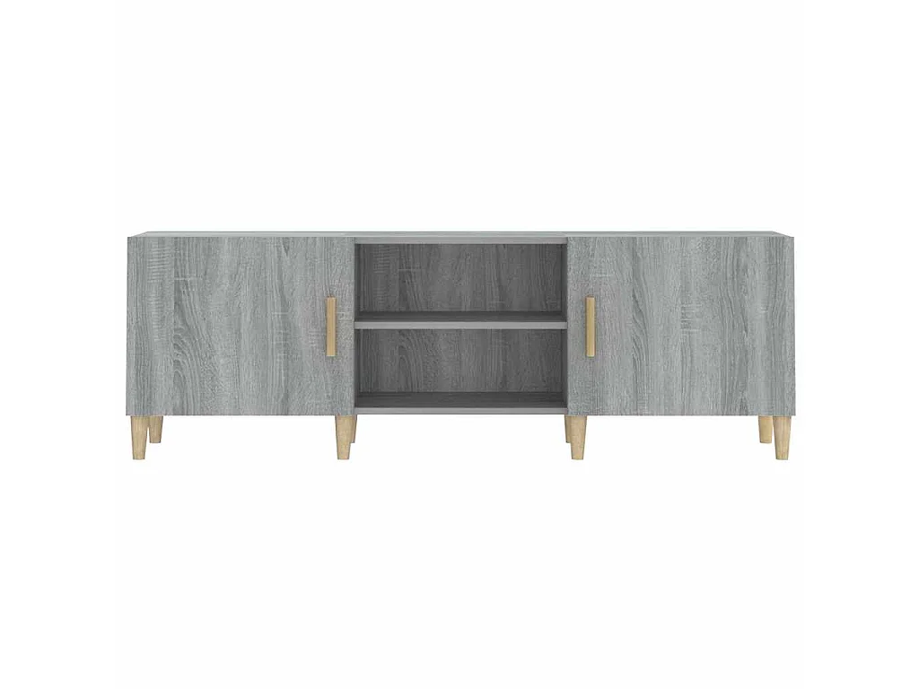 Meuble TV Sonoma gris 150x30x50 cm Bois d'ingénierie