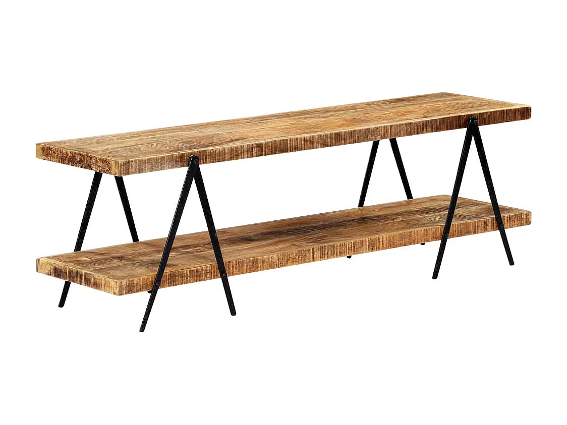 TV-Regal 160x40x50 cm Massivholz Mango