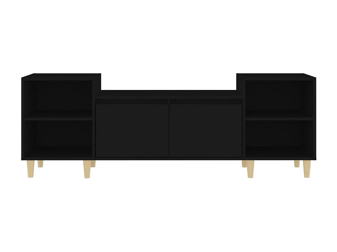 TV-Schrank Schwarz 160x35x55 cm Holzwerkstoff