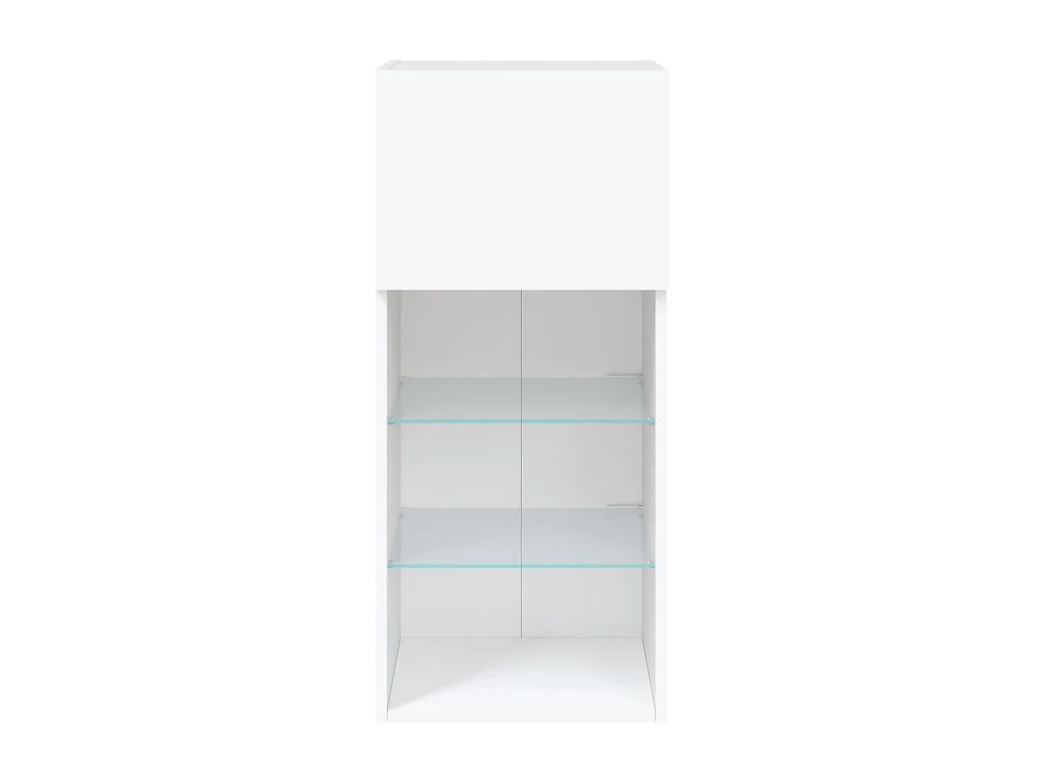 Mobile TV con Luci LED Bianco 40,5x30x90 cm