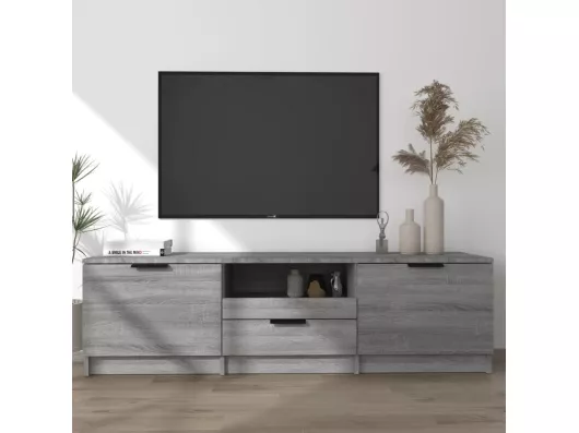 Kauf Unique TV-Schrank Grau Sonoma 140x35x40 cm Holzwerkstoff