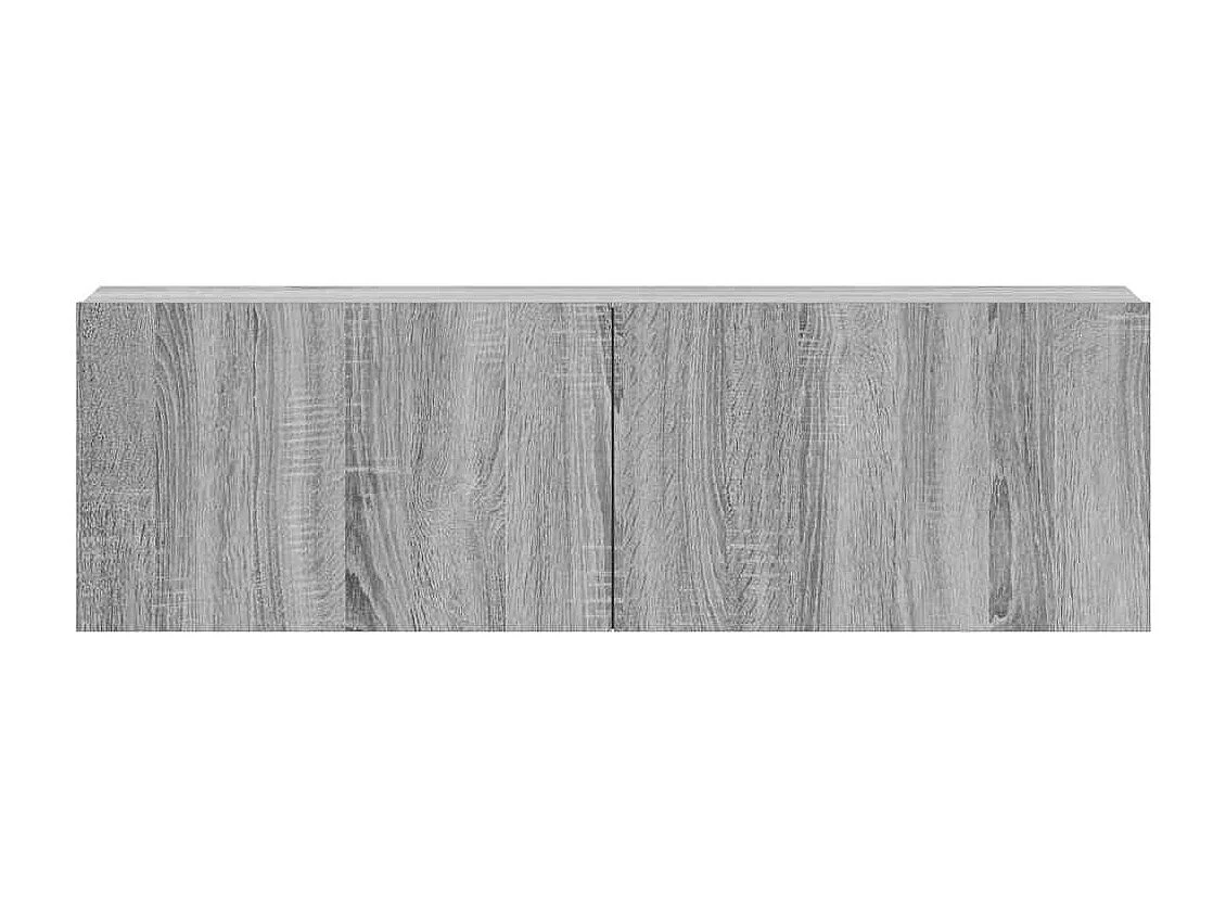 Ensemble de meubles TV 3 pcs Sonoma gris Bois d'ingénierie