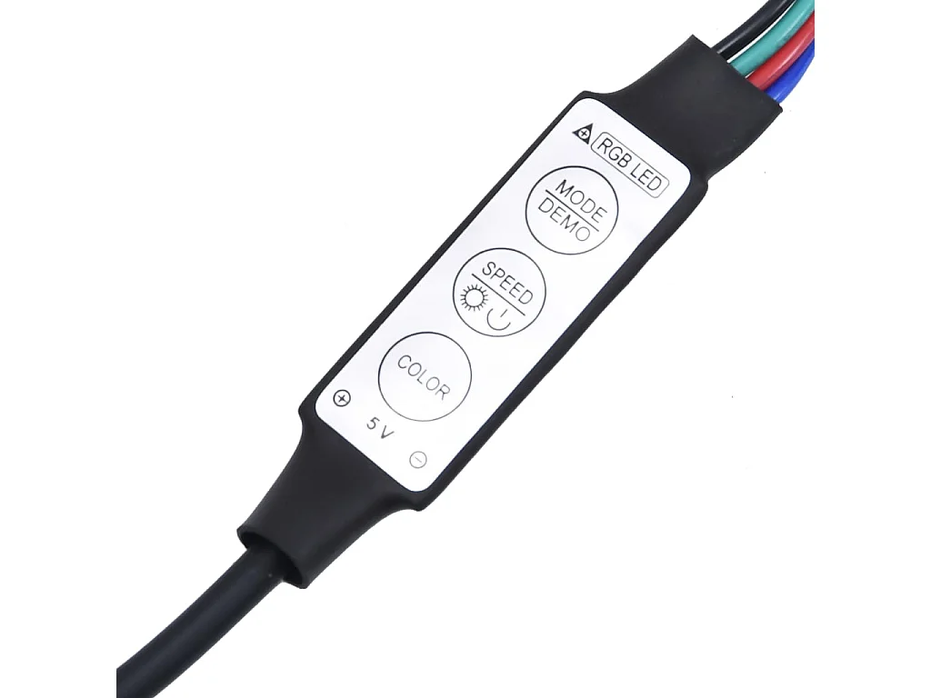 Tv-meubel met LED-verlichting 90x35x40 cm sonoma eikenkleurig