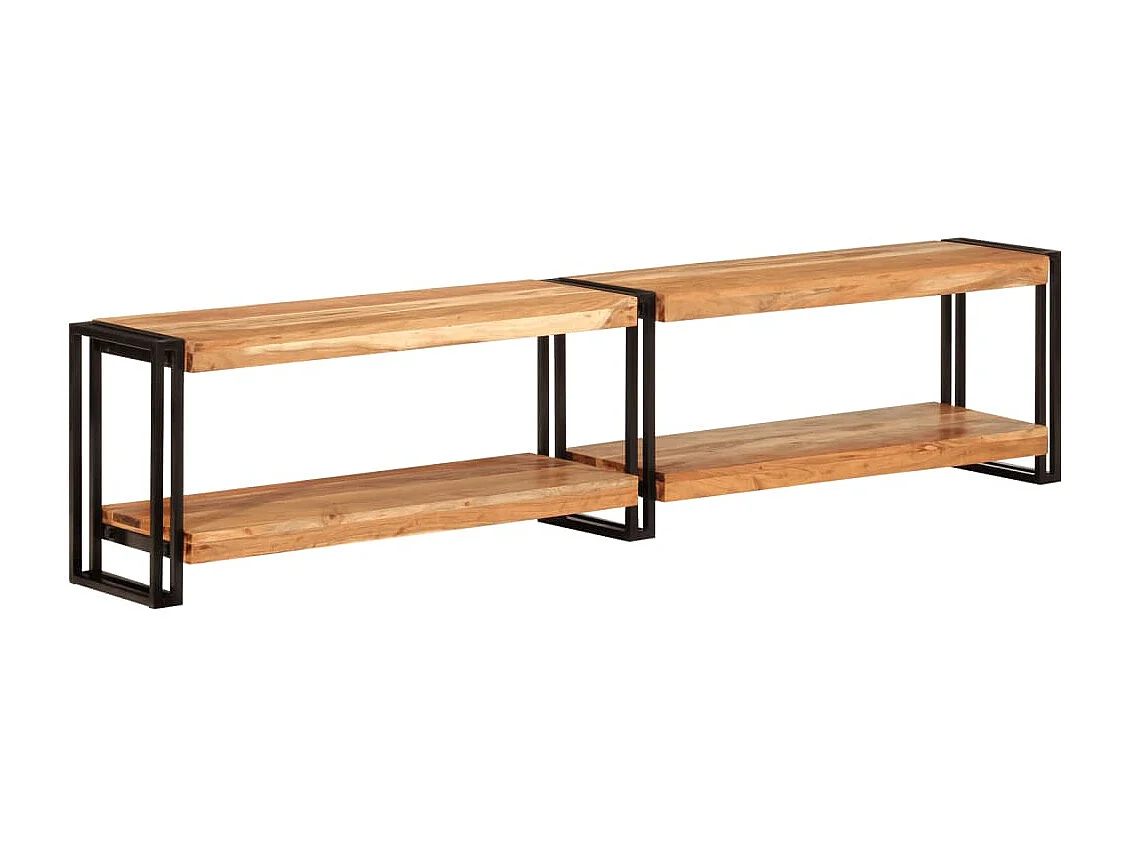 Tv-meubel 180x30x40 cm massief acaciahout