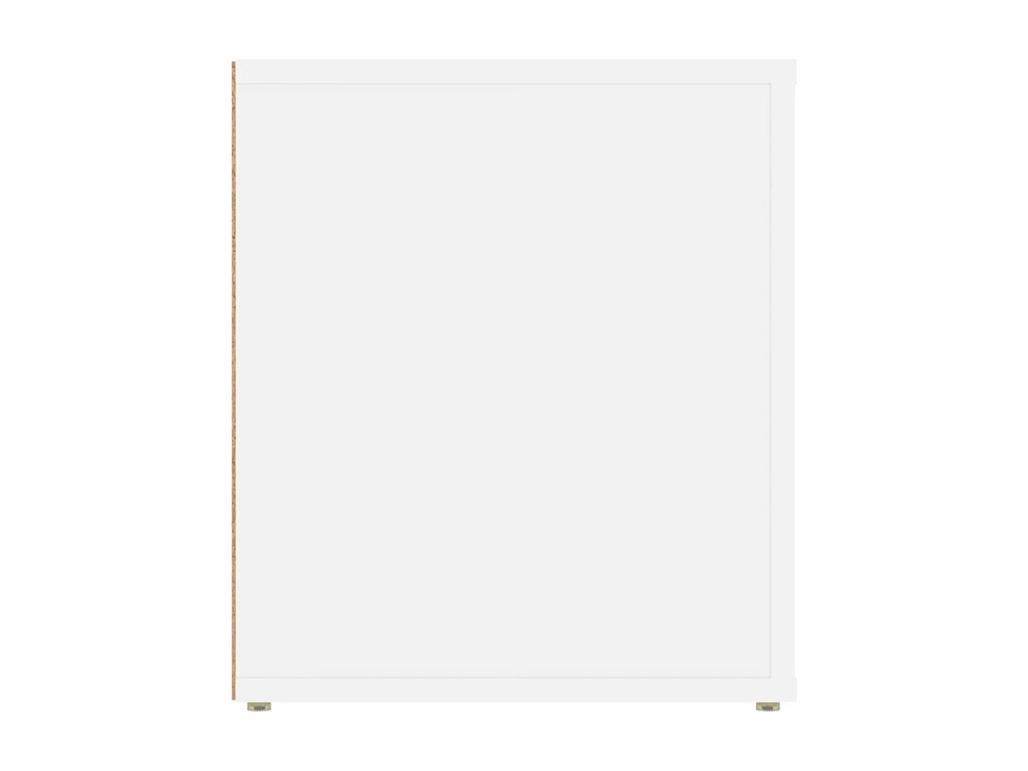 Móvel p/ TV 100x35x40cm madeira processada branco