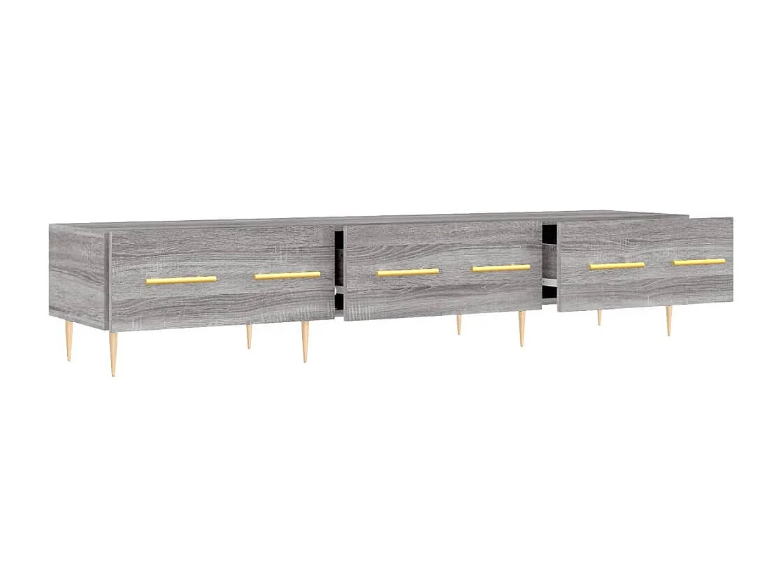 TV-Schrank Grau Sonoma 150x36x30 cm Holzwerkstoff
