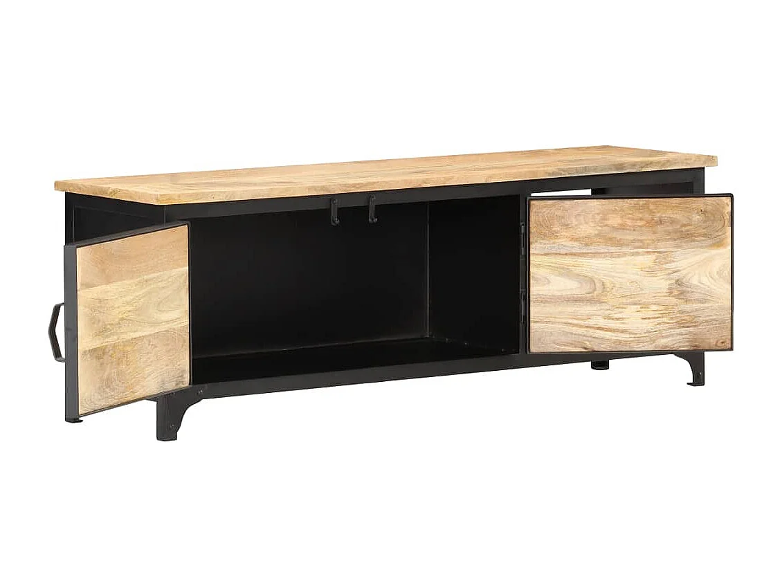 Tv-meubel 120x30x40 cm massief mangohout