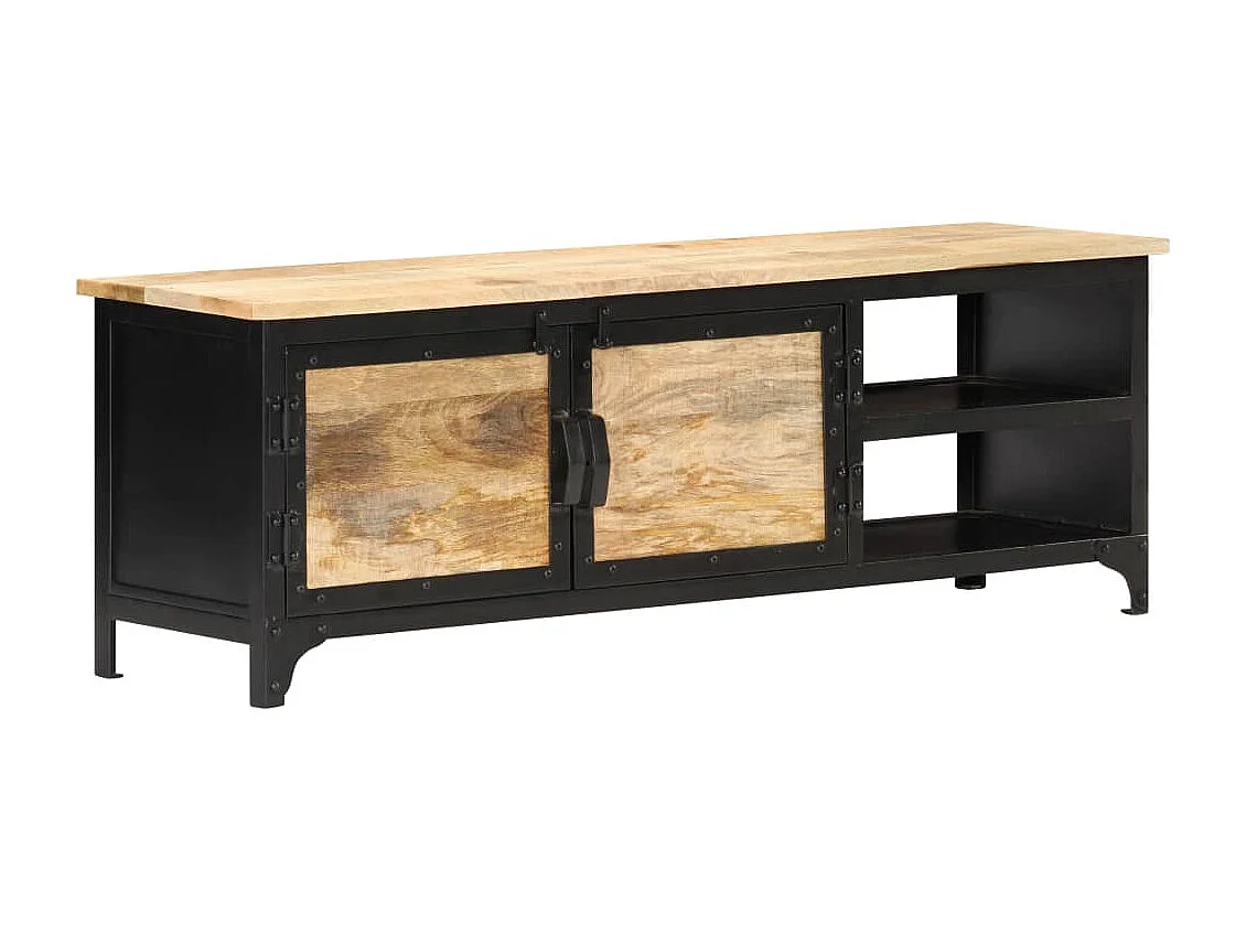 Tv-meubel 120x30x40 cm massief mangohout