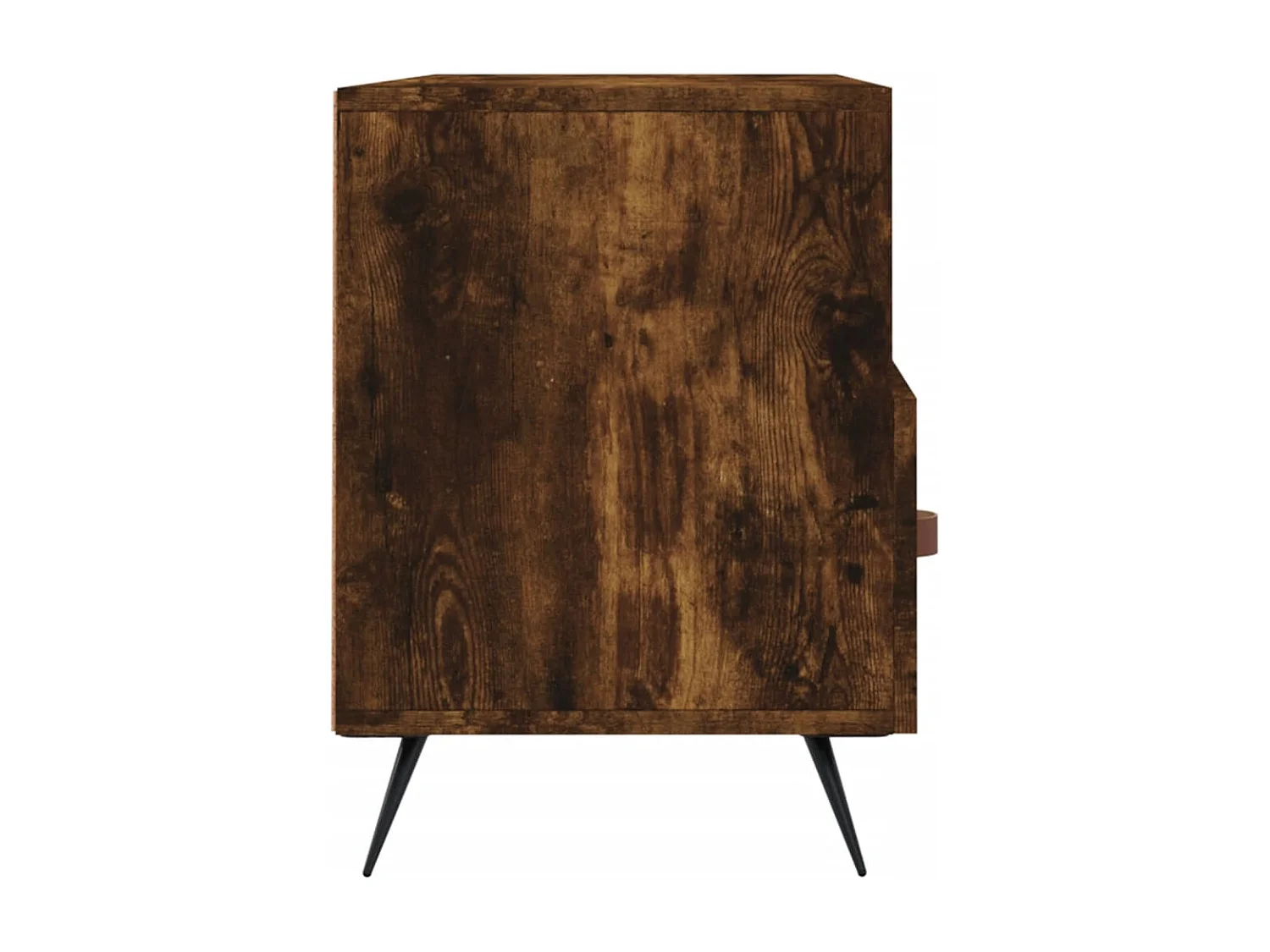Meuble TV chêne fumé 102x36x50 cm bois d'ingénierie