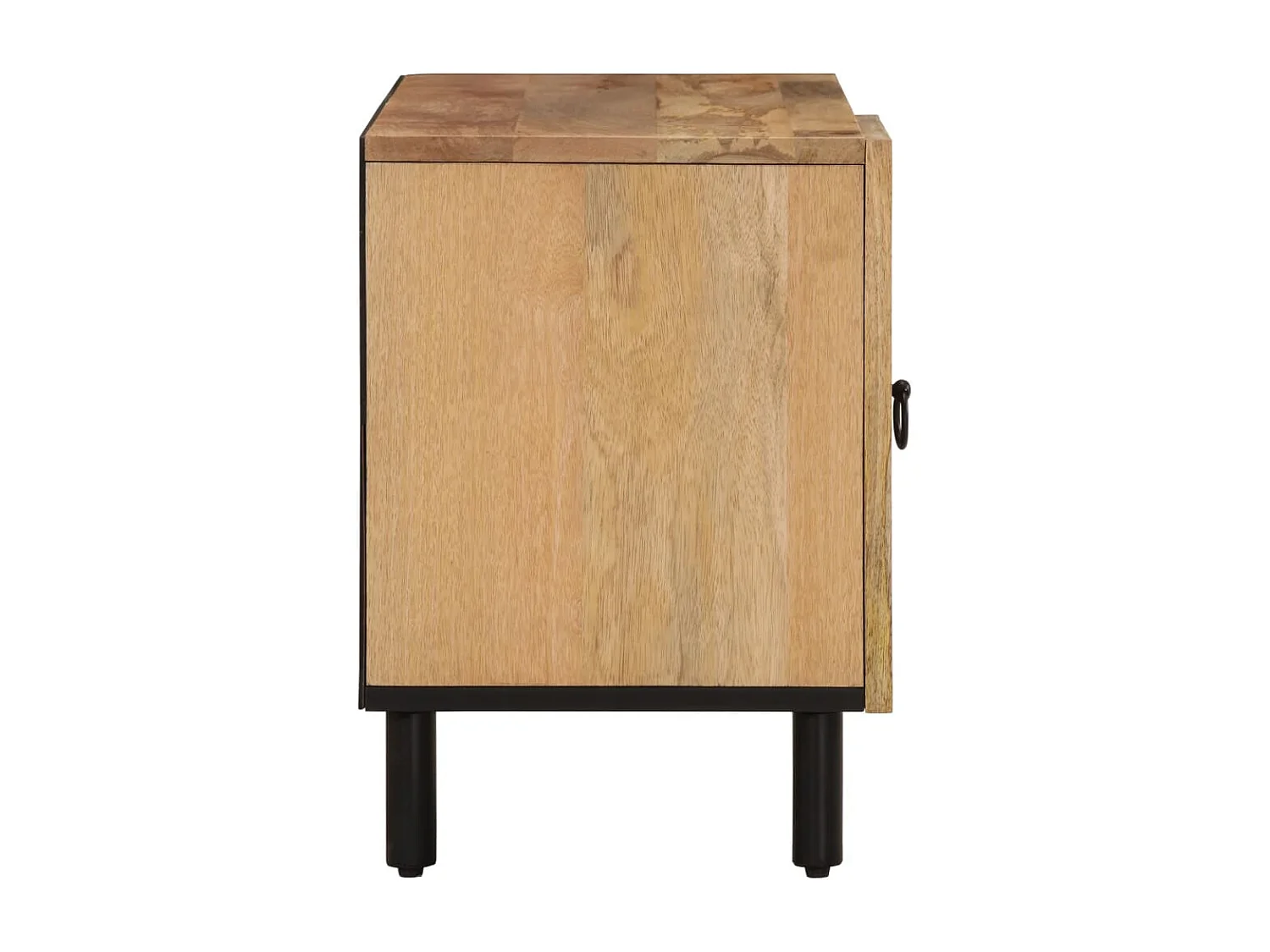 Móvel de TV 80x31x46 cm madeira de mangueira maciça