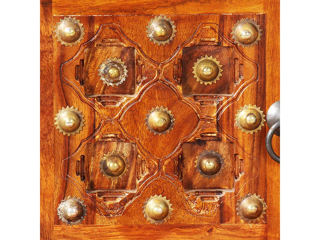 Móvel de TV madeira acácia maciça 120x30x40 cm