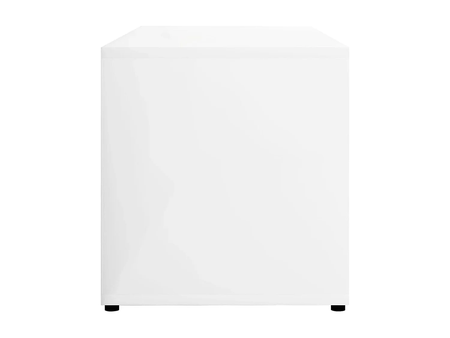 TV-Schrank Hochglanz-Weiß 80x34x36 cm Holzwerkstoff