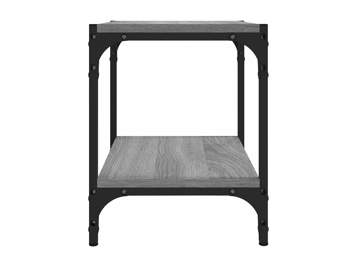 Meuble TV Sonoma gris 40x33x41 cm Bois d'ingénierie et acier