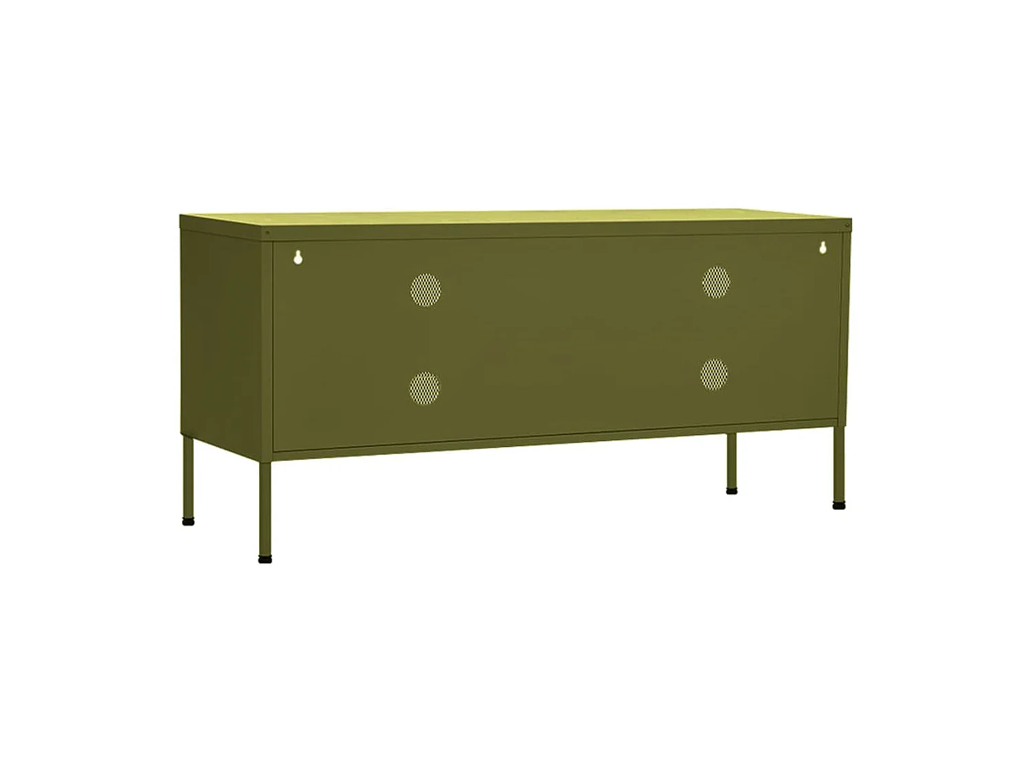 TV-Schrank Olivgrün 105x35x50 cm Stahl