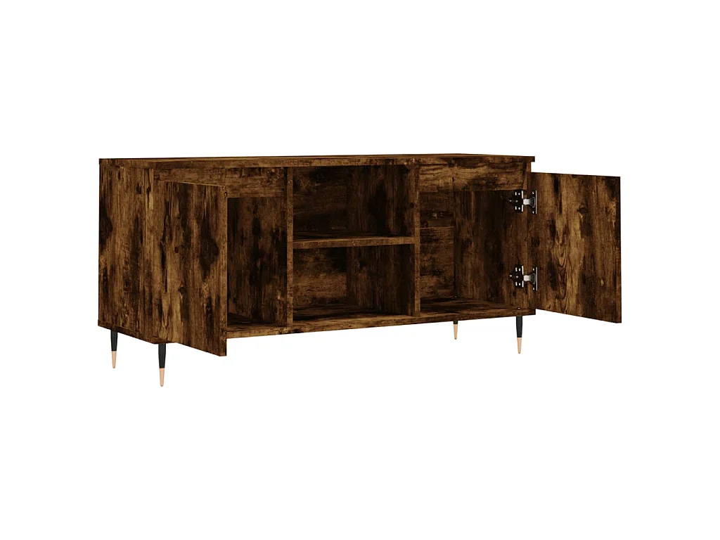 TV-Schrank Räuchereiche 104x35x50 cm Holzwerkstoff