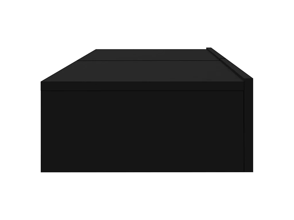 Mobili Porta TV con Luci LED 2pz Neri 60x35x15,5 cm