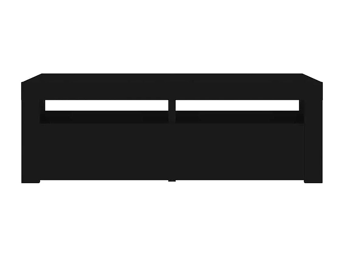 Meuble TV avec lumières LED noir 120x35x40 cm