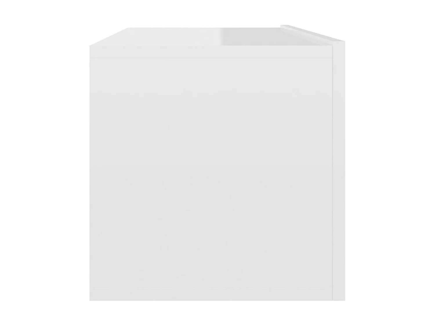 TV-Schrank Hochglanz-Weiß 100x30x30 cm Holzwerkstoff