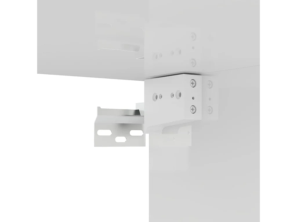 TV-Schrank Hochglanz-Weiß 100x30x30 cm Holzwerkstoff