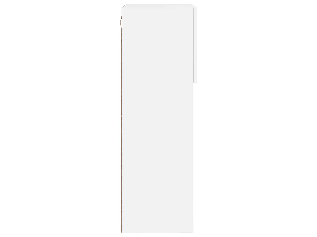 Muebles para TV con luces LED 2 uds blanco 40,5x30x90 cm
