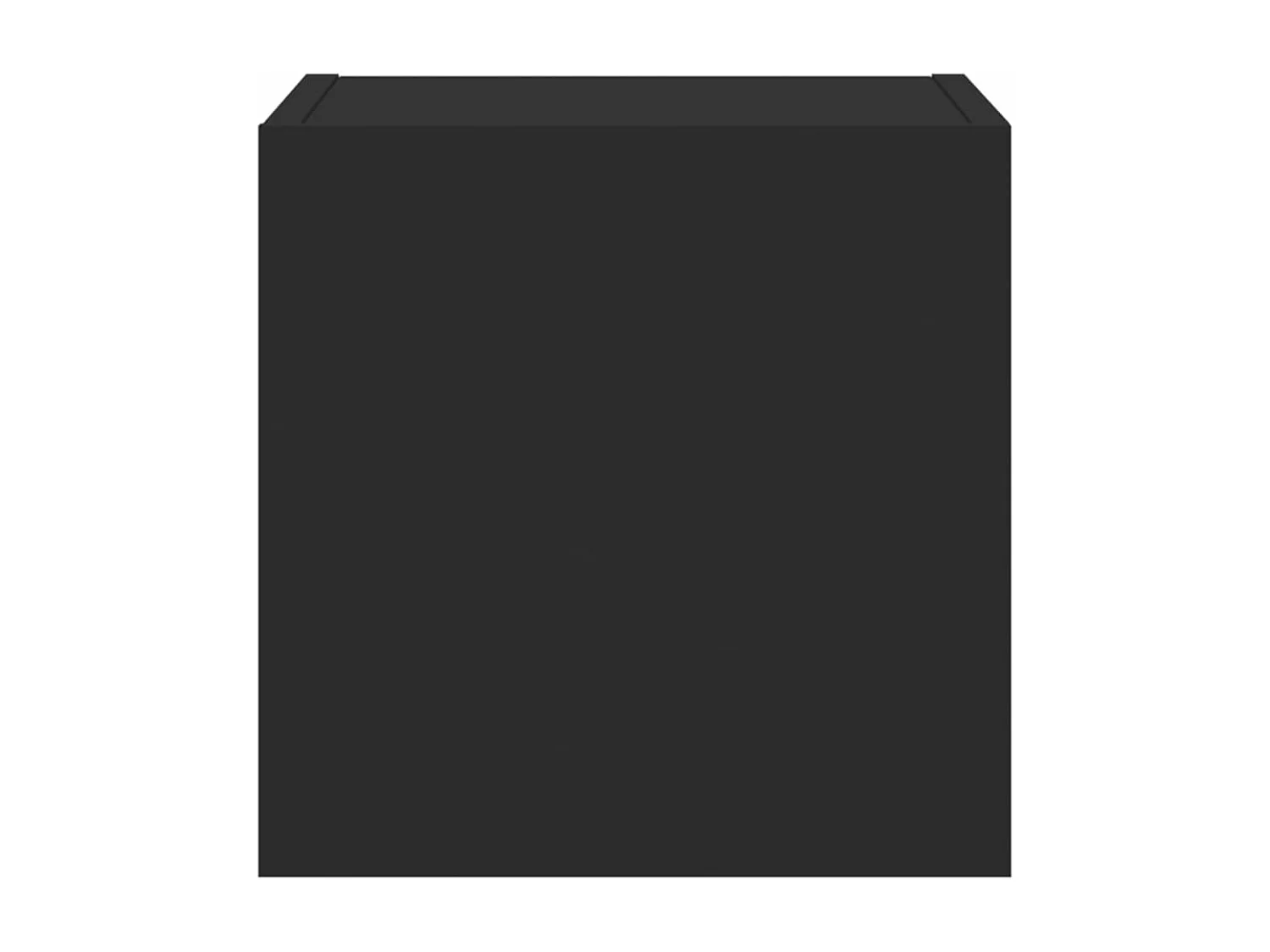 Tv-wandmeubel met LED-verlichting 30,5x35x30 cm zwart