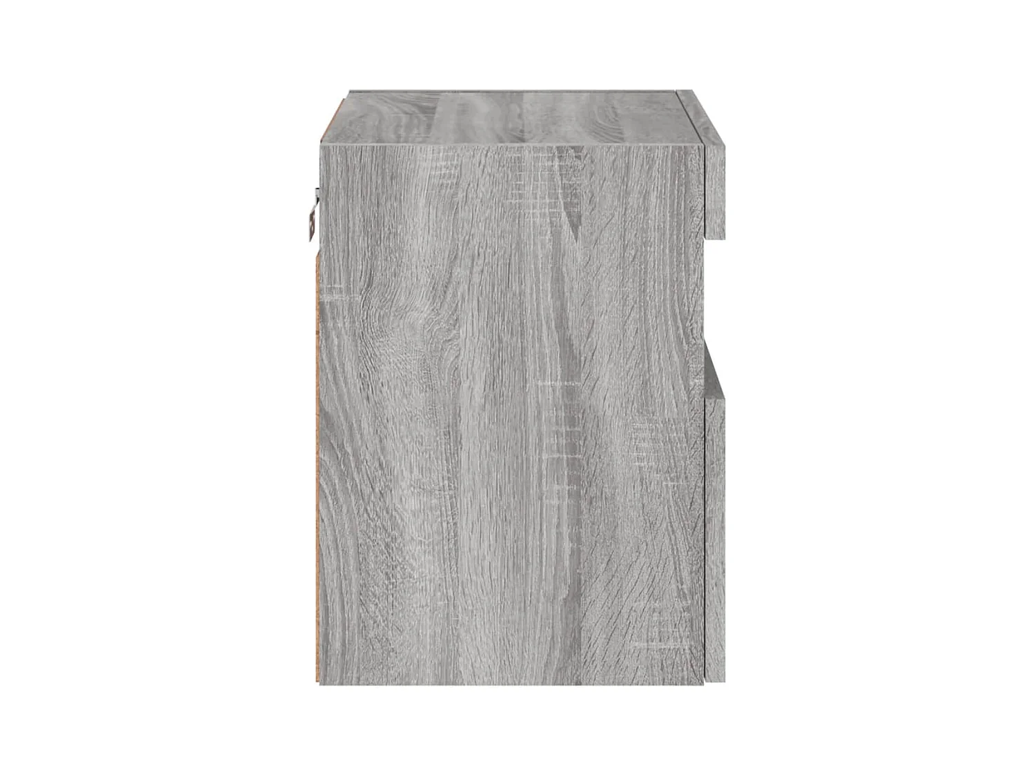 TV-Wandschrank mit LED-Leuchten Grau Sonoma 40x30x40 cm