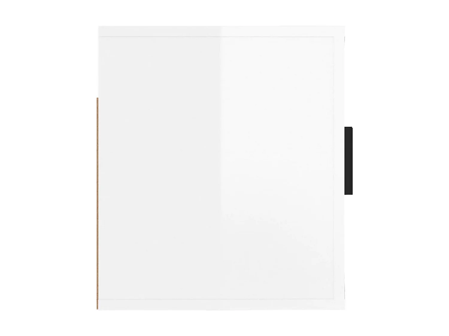 Meuble TV mural Blanc brillant 57x34,5x40 cm