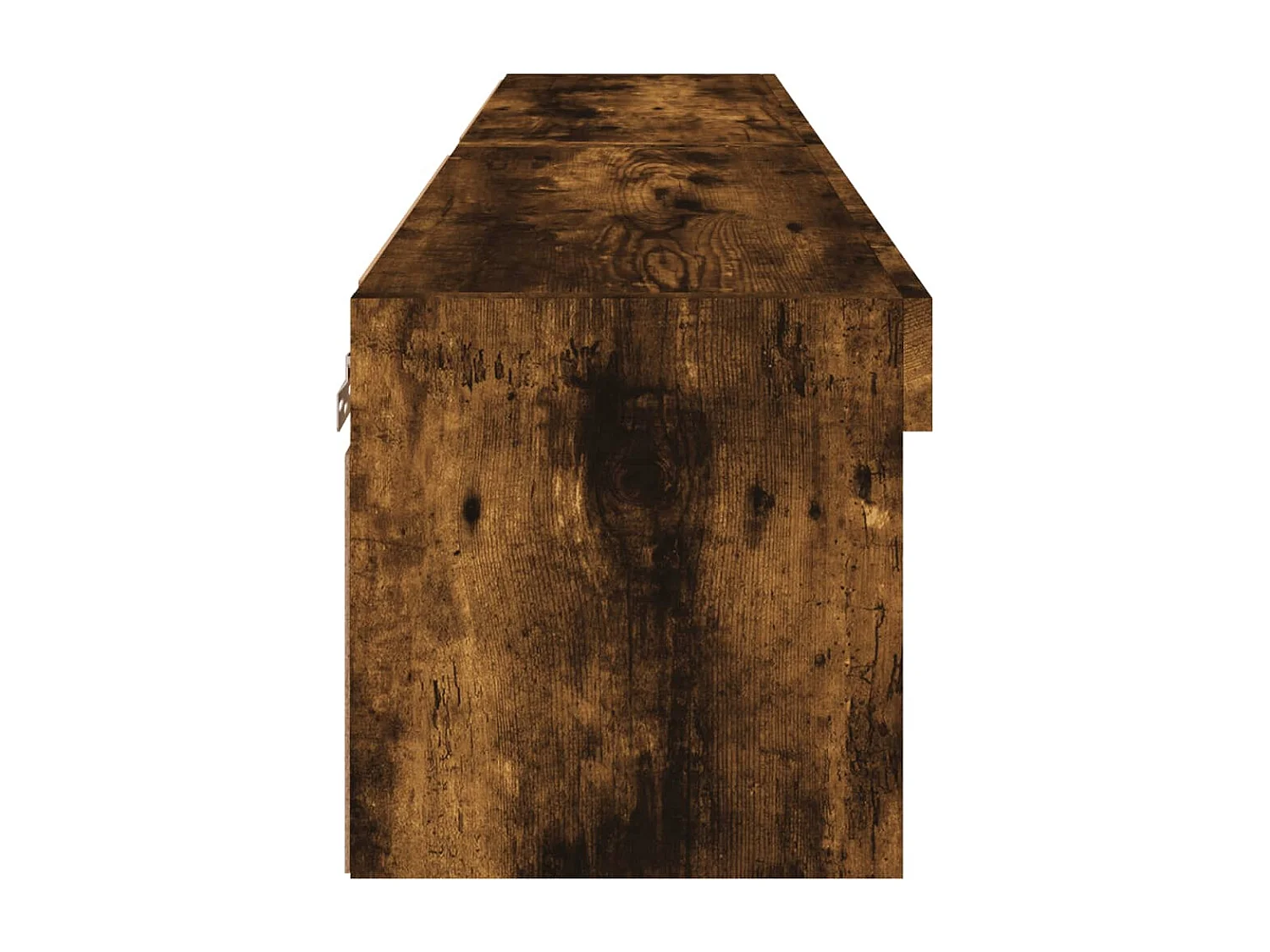 Meubles TV avec lumières LED 2 pcs chêne fumé 60x30x30 cm