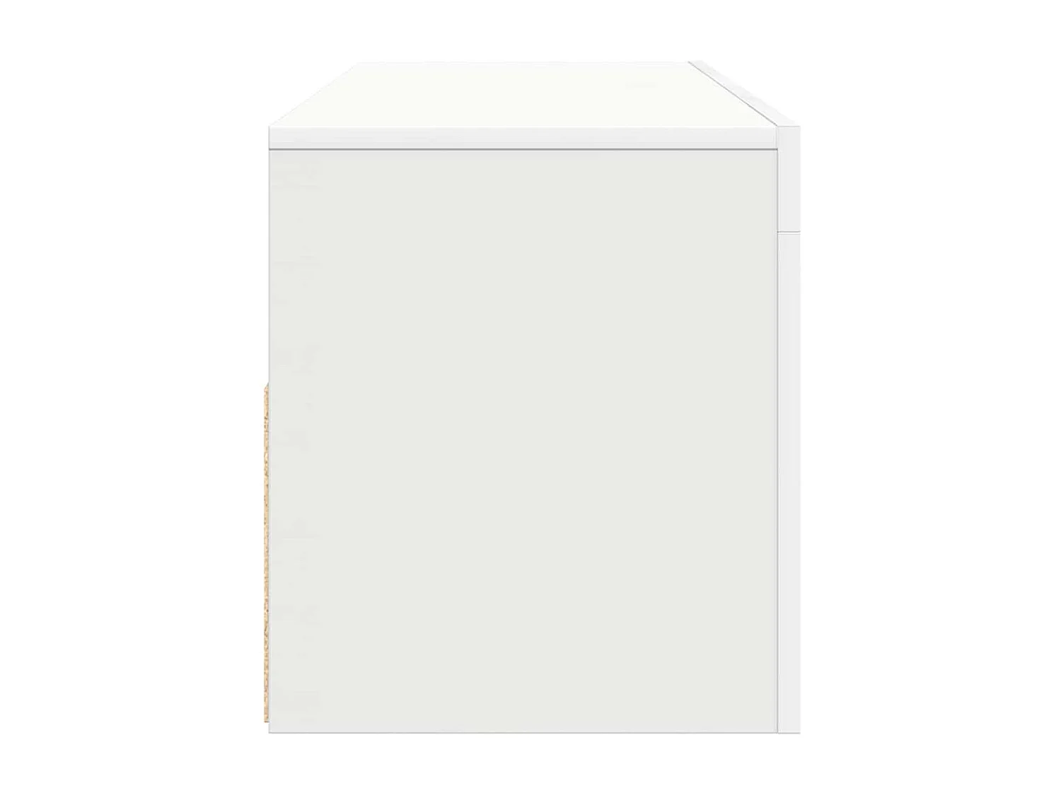 TV-Schrank mit LED-Leuchten Weiß 120x35x40 cm