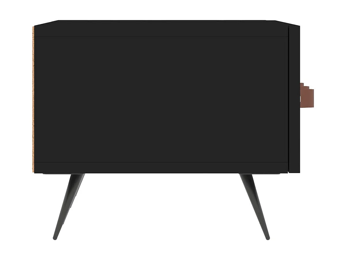 TV-Schrank Schwarz 150x36x30 cm Holzwerkstoff