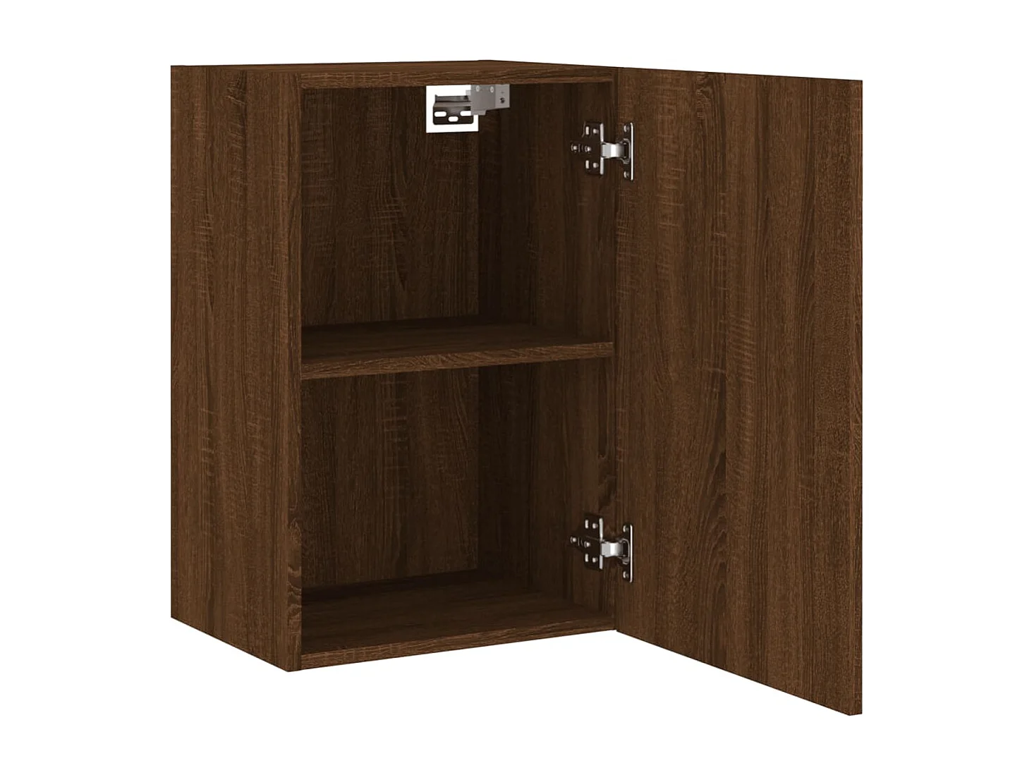 Tv-wandmeubels 2 st 40,5x30x60 cm bewerkt hout bruineikenkleur