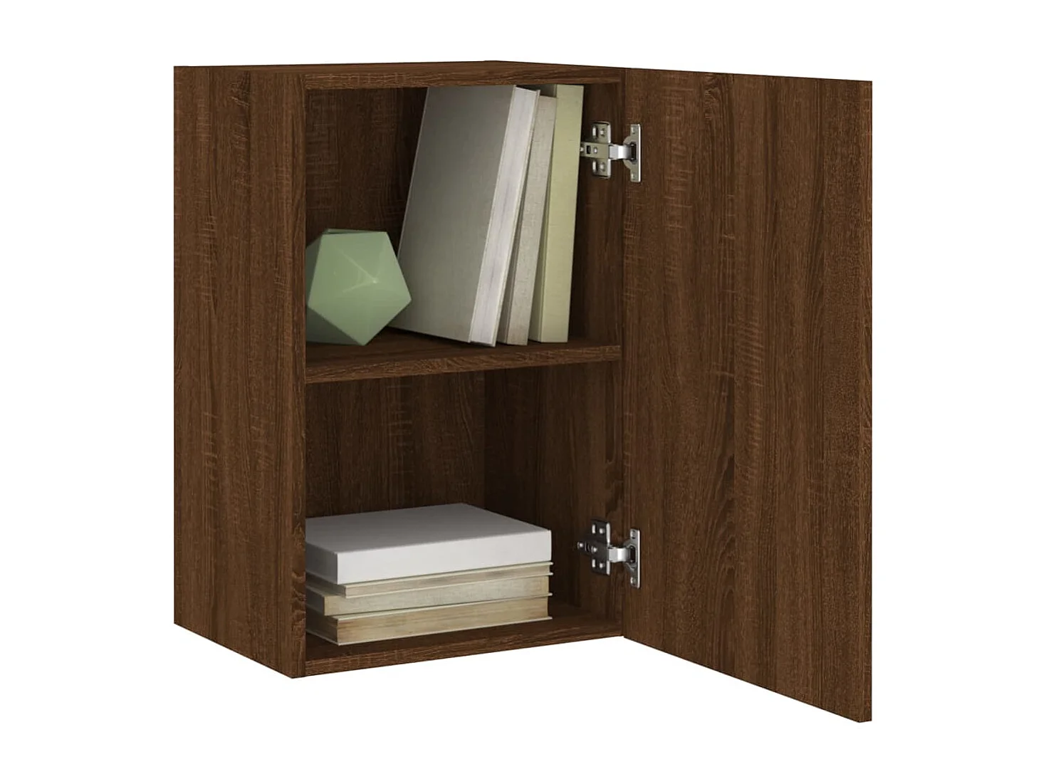 Meubles TV muraux 2 pcs chêne marron 40,5x30x60 cm