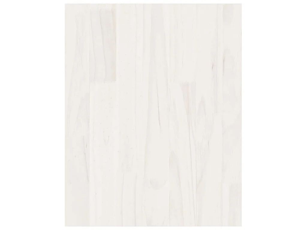 Meuble TV Blanc 70x33x42 cm Bois de pin massif