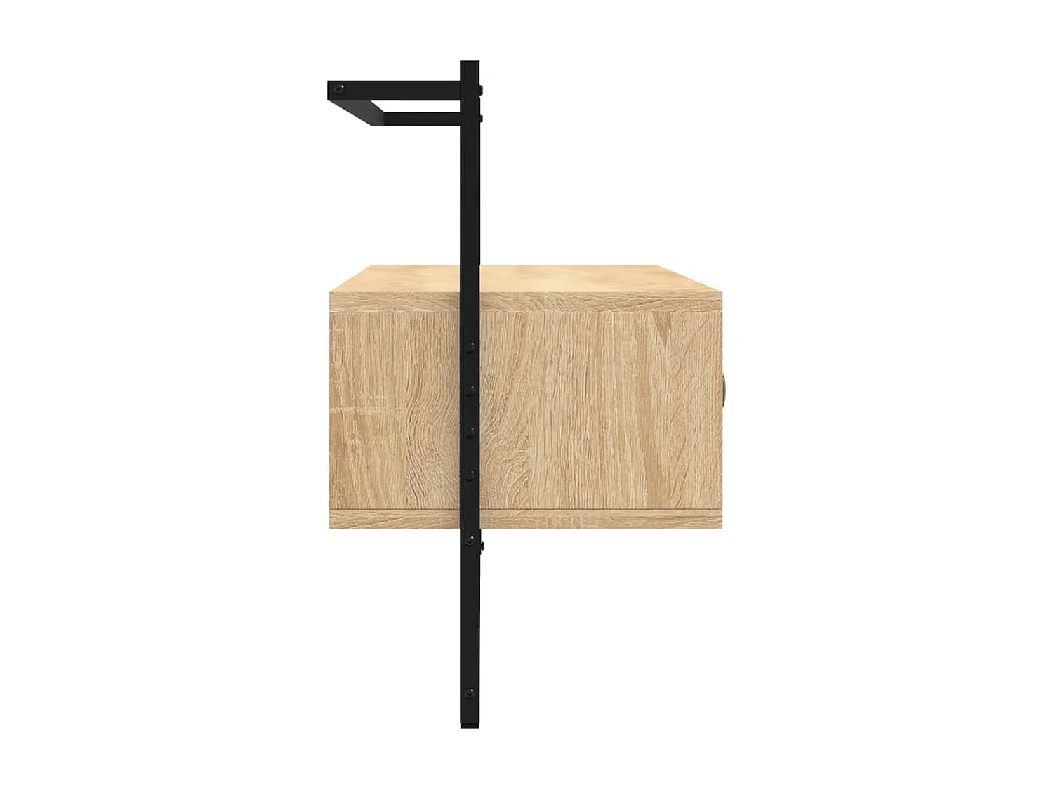Tv-meubel wandgemonteerd 100,5x30x51 cm hout sonoma eikenkleur