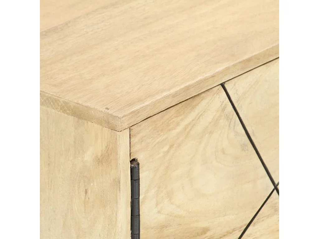 Tv-meubel 140x30x40 cm massief mangohout