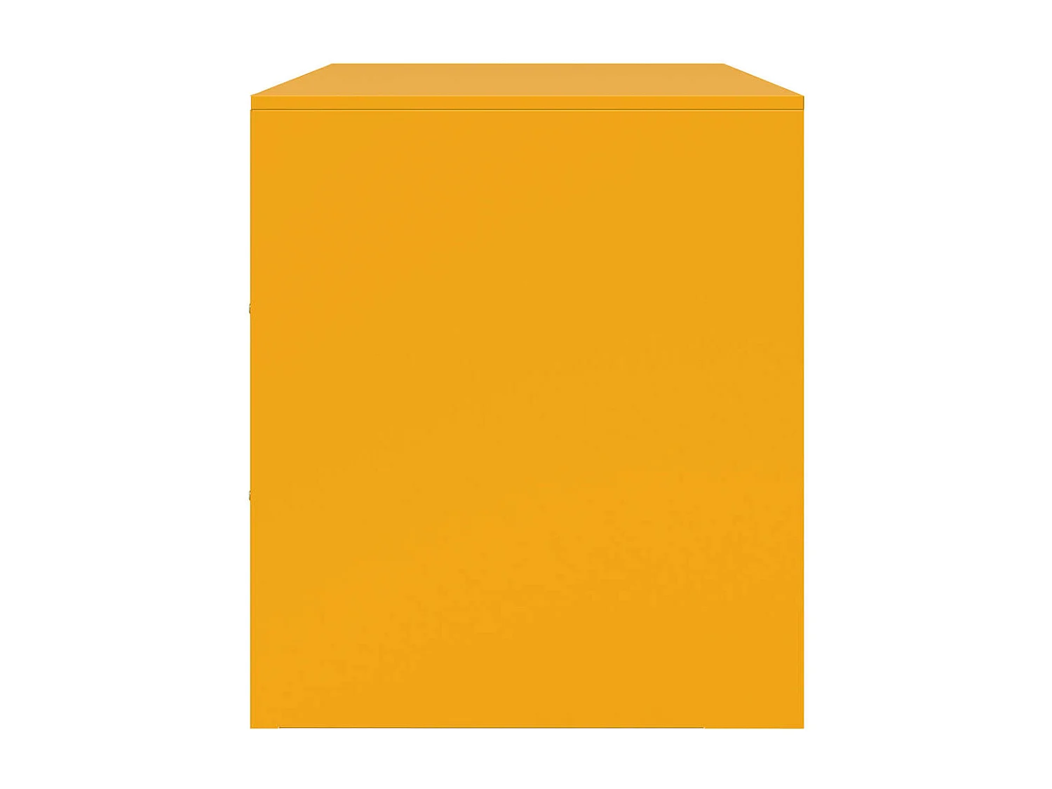 Muebles para TV 2 unidades acero amarillo mostaza 67x39x44 cm