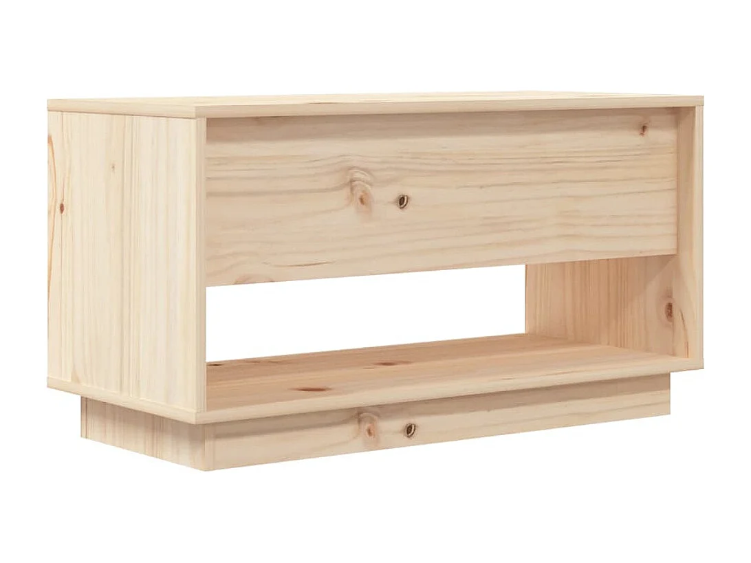 Meuble TV 74x34x40 cm Bois de pin massif